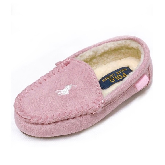 Polo Ralph Lauren Other - SOLD🛍 New! POLO Ralph Lauren Girls’ Pink Slippers